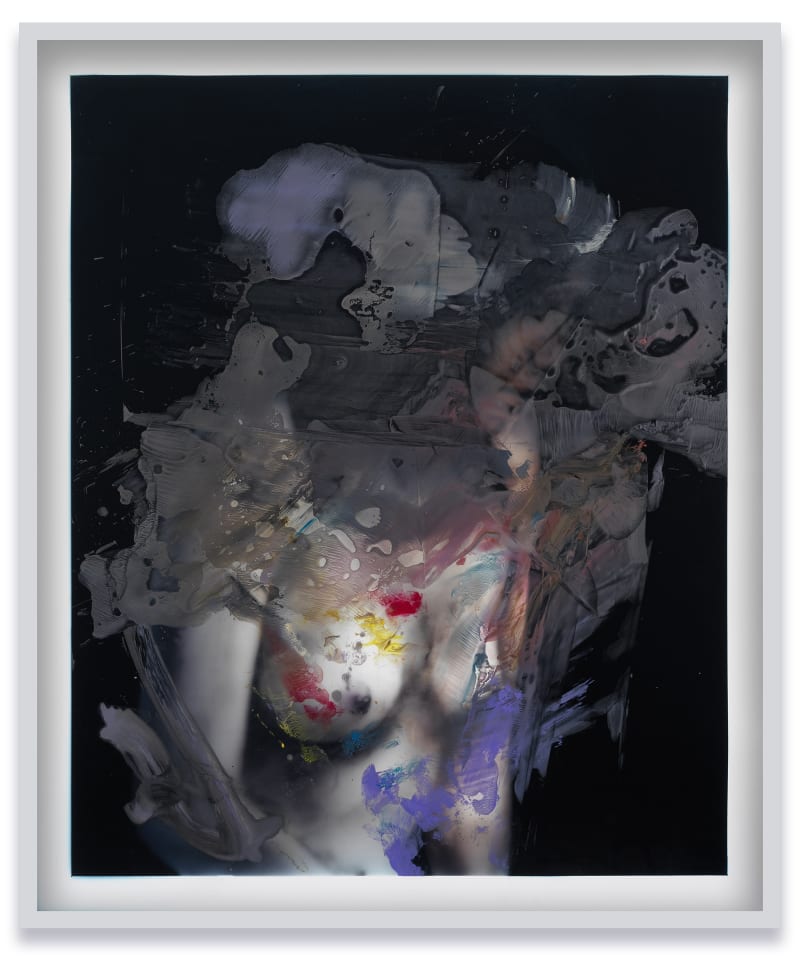 Matt Saunders The Distances (K. Pensive), 2021 Oil on unique C-print Image: 49 3/4 x 42 1/8 in. (126.4 x...