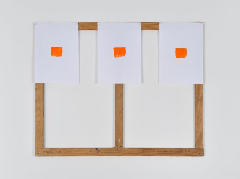 Niele Toroni Imprints of paintbrush no. 50 repeated at regular intervals of 30 cm, 2015