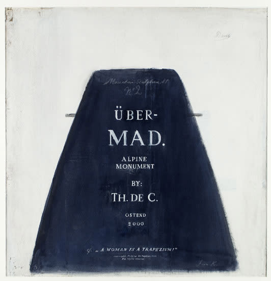 Thierry De Cordier Uber-Mad (Study for an Alpine monument), 2002