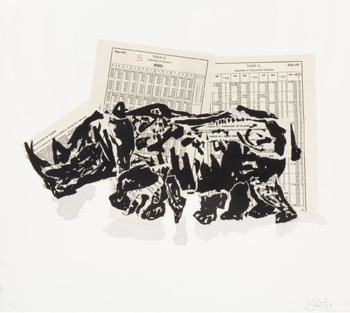 William Kentridge Untitled (Rhino II), 2007