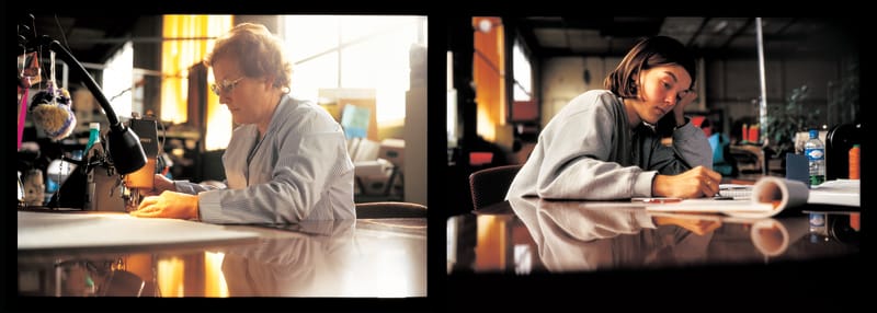 Allan Sekula Seamstress and Apprentice, SNCF Workshop from 'TITANIC's wake', 1998/2000