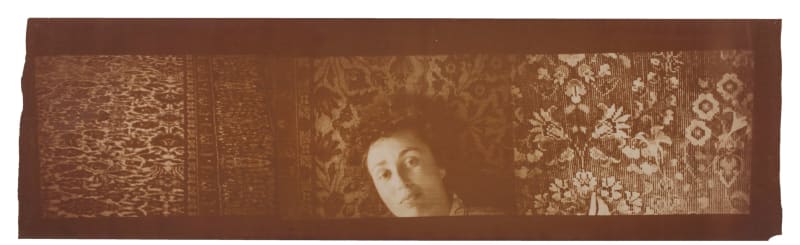 Francesca Woodman Head on a Rug, 1980
