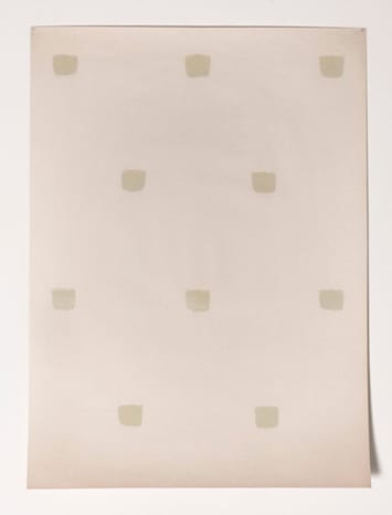 Niele Toroni Miroir d'eau, Octobre 1973