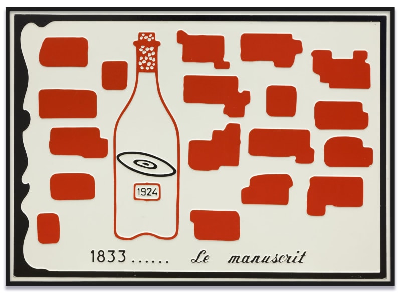 Marcel Broodthaers Le Manuscrit, 1971