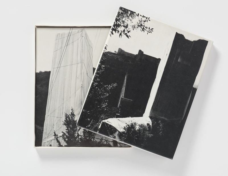 Christo Packed Tower, Spoleto, Italy, 1968/1970 Offset lithograph on paper, 9 sheets in cardboard box Cards: 10 x 7. 3/4...