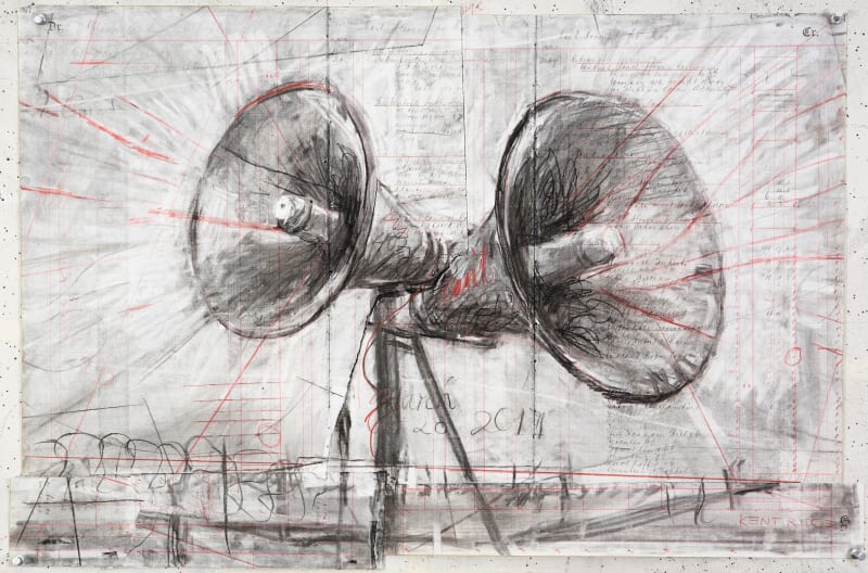 William Kentridge Drawing for 'Other Faces', 2011