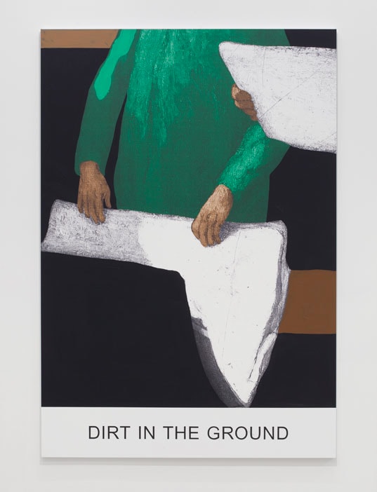 John Baldessari Double Play: Dirt in the Ground, 2012