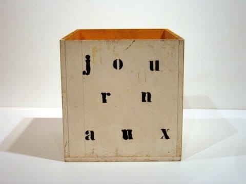 Marcel Broodthaers Journaux, 1974