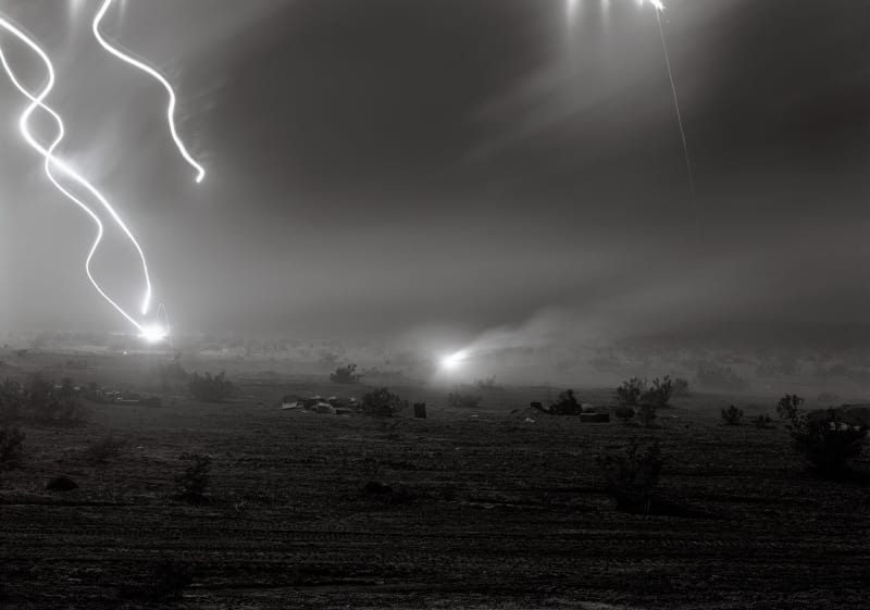 An-My Lê Night Operations IV, from 29 Palms, 2003-2004 Silver gelatin print Image: 26 1/2 x 38 in. (67.3 x...