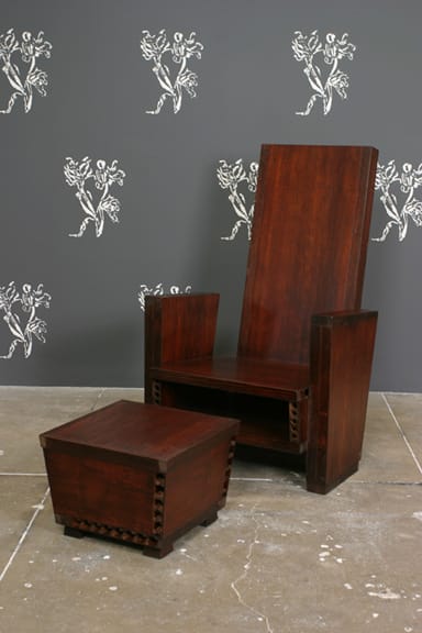 Thomas Schütte Chair with foot rest, PROTOTYPE, 2005