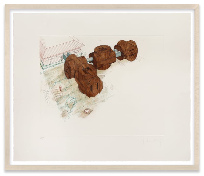 Claes Oldenburg, Alternative Proposal for Allen Memorial Art Museum, Oberlin, Ohio, 1979