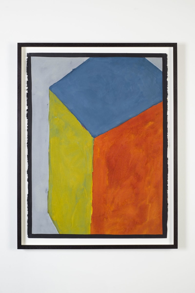 Sol LeWitt Cube with Colors Superimposed (sloppy), 1991