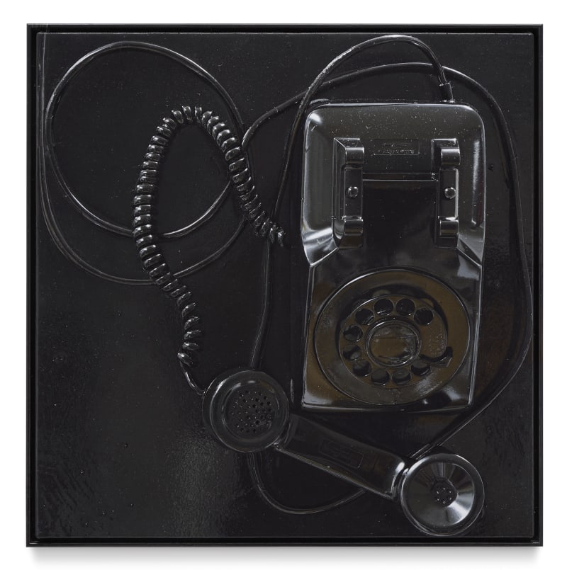 Paul Sietsema, Black Phone Painting, 2022