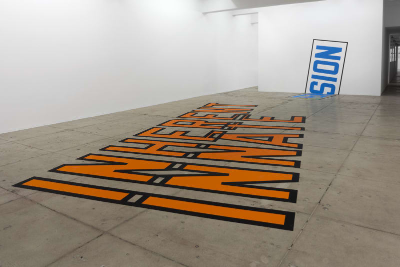 Lawrence Weiner INHERENT INNATE TENSION, 2015