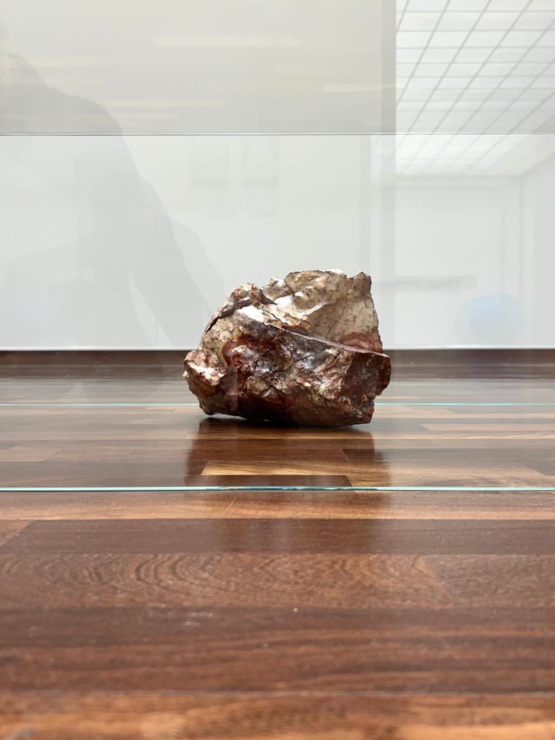 Edith Dekyndt Tell Us Something That Nobody Knows, 2025 Baked clay block, silica glaze 11 3/4 x 11 3/4 x...