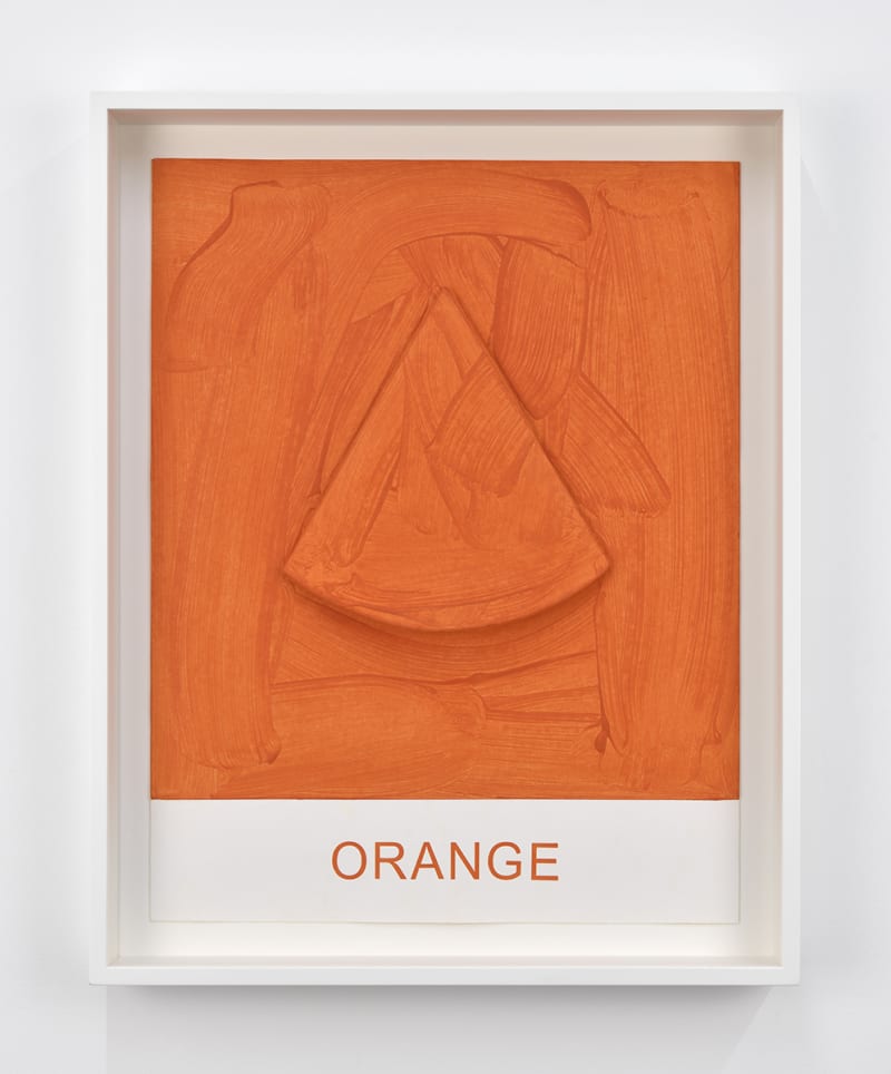 John Baldessari Eight Colorful Inside Jobs: Orange, 2017
