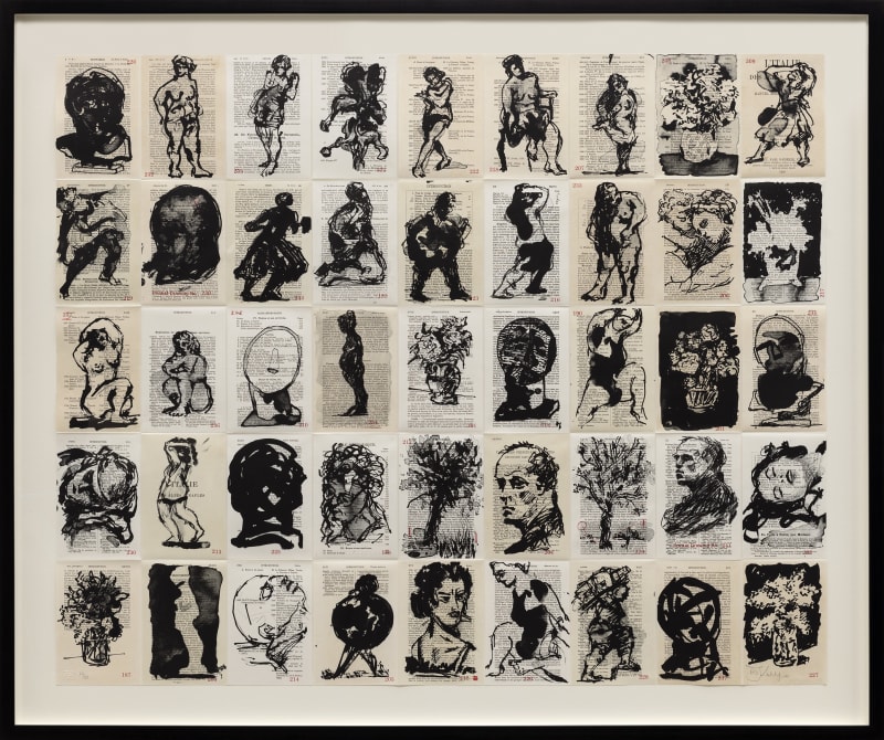 William Kentridge Pocket Drawings 187-241, 2016