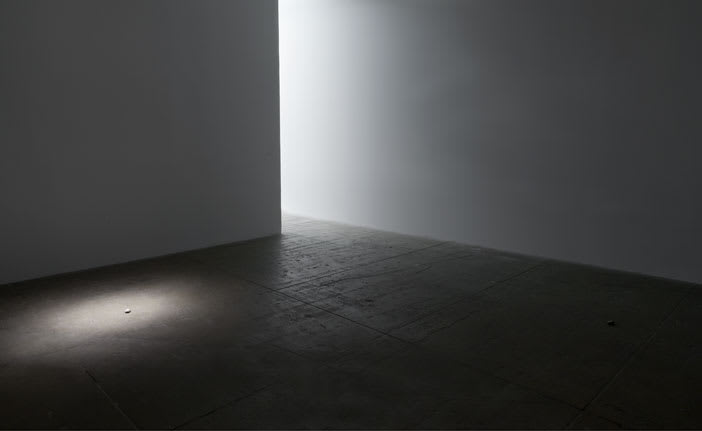 Wilfredo Prieto Piedra iluminada y piedra sin iluminar (An illuminated rock, an unilluminated rock), 2012