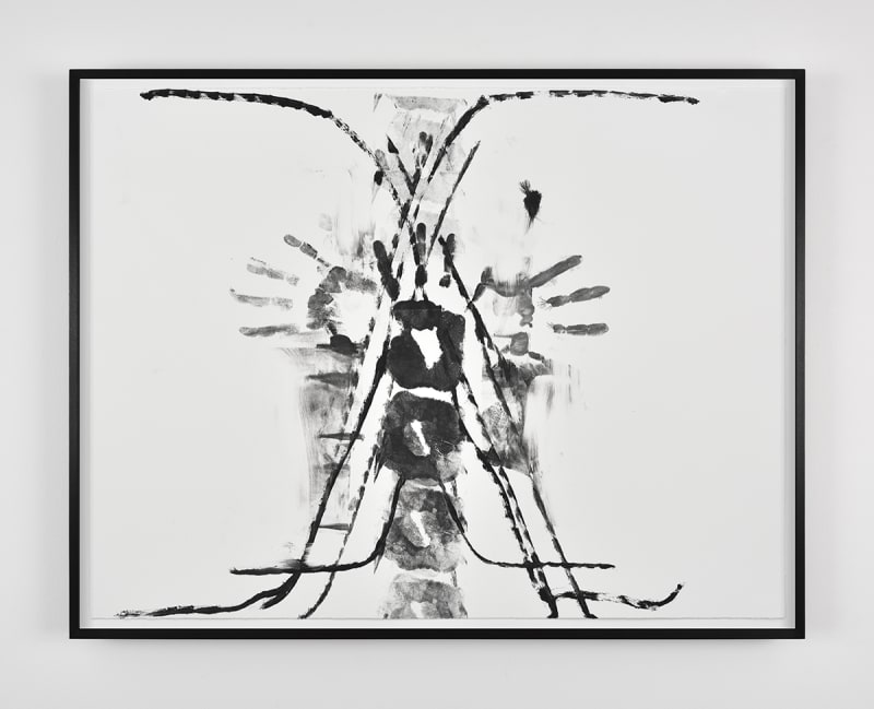 Julie Mehretu Monotype #10, 2018