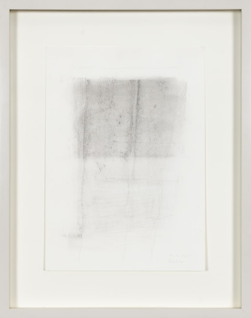 Gerhard Richter 14.10.2000, 2000 Graphite on paper Paper: 11 5/8 x 8 1/4 in. (29.5 x 21 cm) Frame: 16...