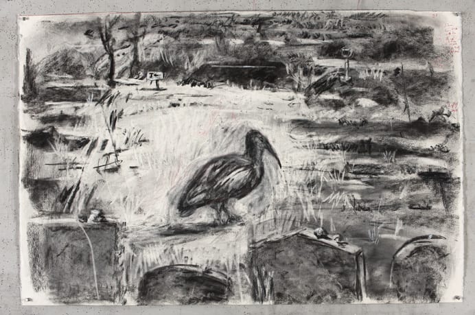 William Kentridge Drawing for 'Other Faces', 2011