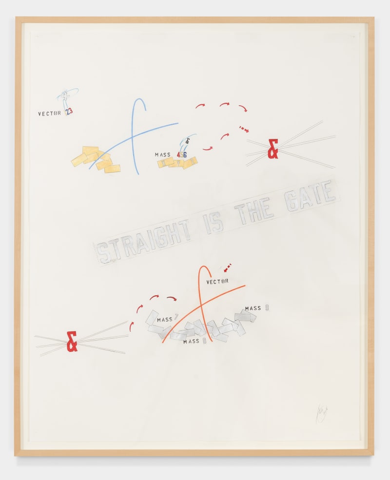 Lawrence Weiner Straight is the Gate, 2006