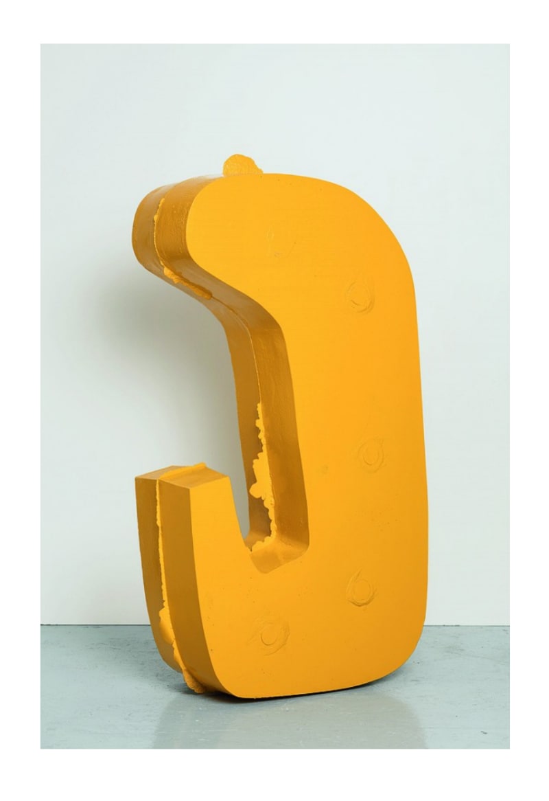 Nairy Baghramian Mooring (standing), 2016 Lacquered cast aluminum 44 1/8 x 24 1/8 x 9 7/8 in. (112 x 61...