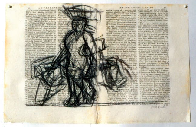 William Kentridge De Peccato Originali drawing, 2000