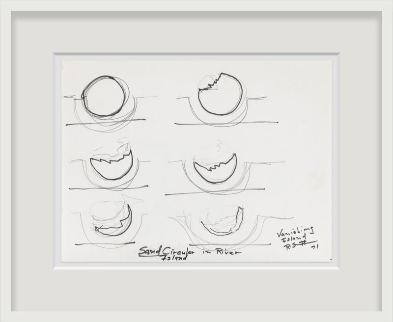 Robert Smithson Vanishing Island, 1971