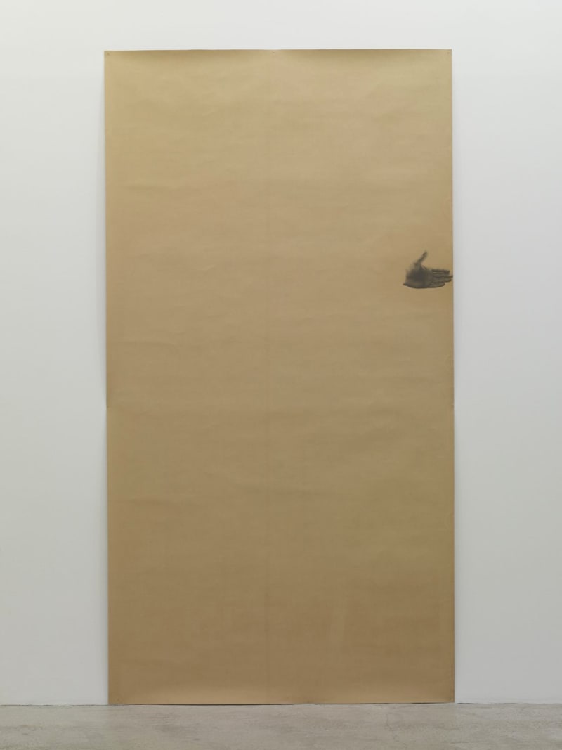 Giovanni Anselmo L'Altrove, mentre La Mano lo indica, (Elsewhere, while the hand indicates it), 1980