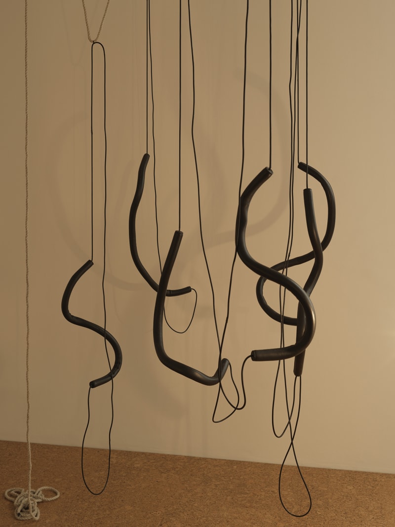 Leonor Antunes alterated knot 7, 2018