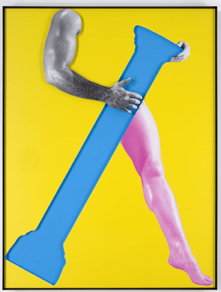 John Baldessari Arms & Legs (Specif. Elbows & Knees), etc.: Arm and Leg (with Column), 2007
