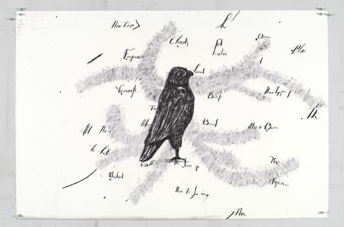 William Kentridge Drawing for 'Preparing the Flute', (Black Horus), 2005