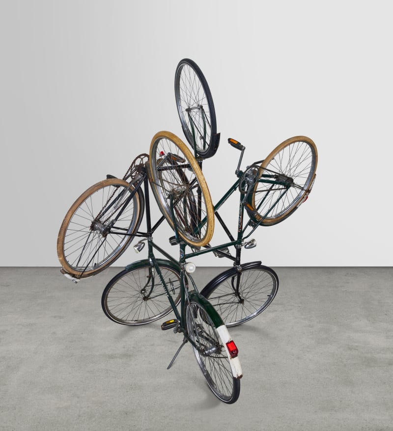 Gabriel Orozco Four Bicycles (There is Always One Direction) Cuatro Bicicletas (Siempre hay una direccion), 1994