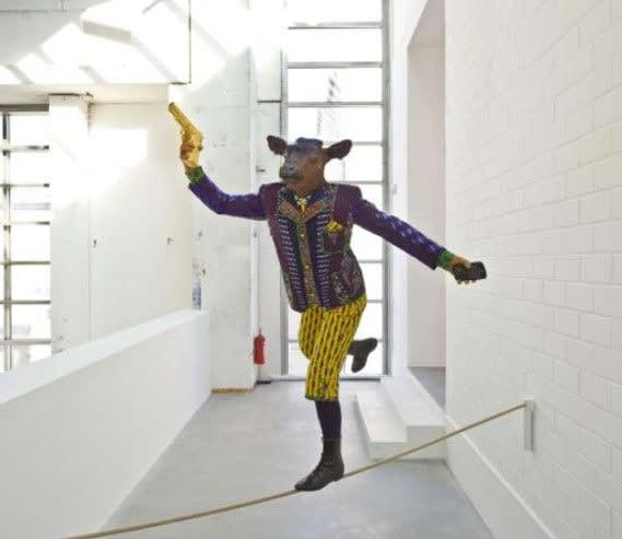 Yinka Shonibare Tightrope Revolution Kid (Calf) 2, 2013