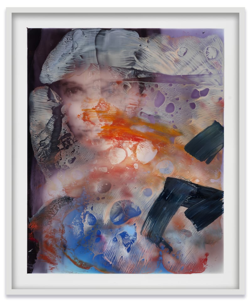 Matt Saunders The Distances (Jane), 2021 Oil on unique C-print Image: 22 3/4 x 18 3/4 in. (57.8 x 47.6...