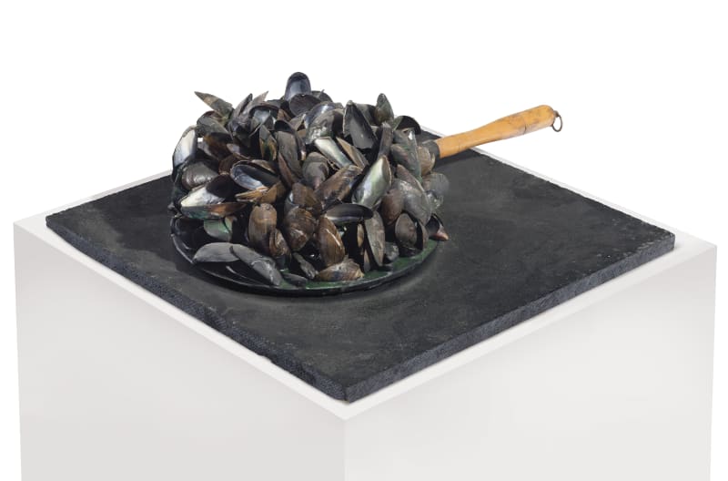 Marcel Broodthaers Poêle de moules , 1965