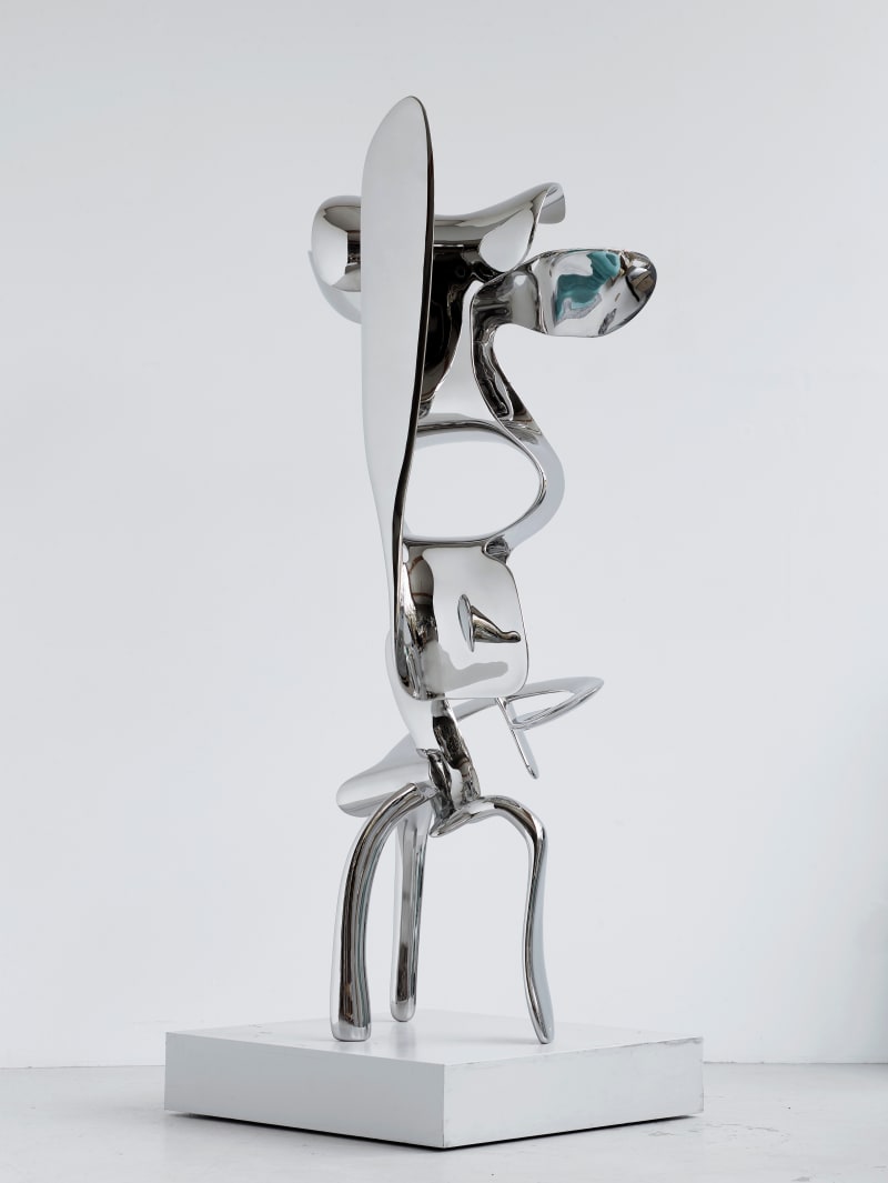 Tony Cragg Incident (Solo), 2023 Stainless steel 96 1/2 x 27 1/8 x 41 in. (245 x 69 x 104...
