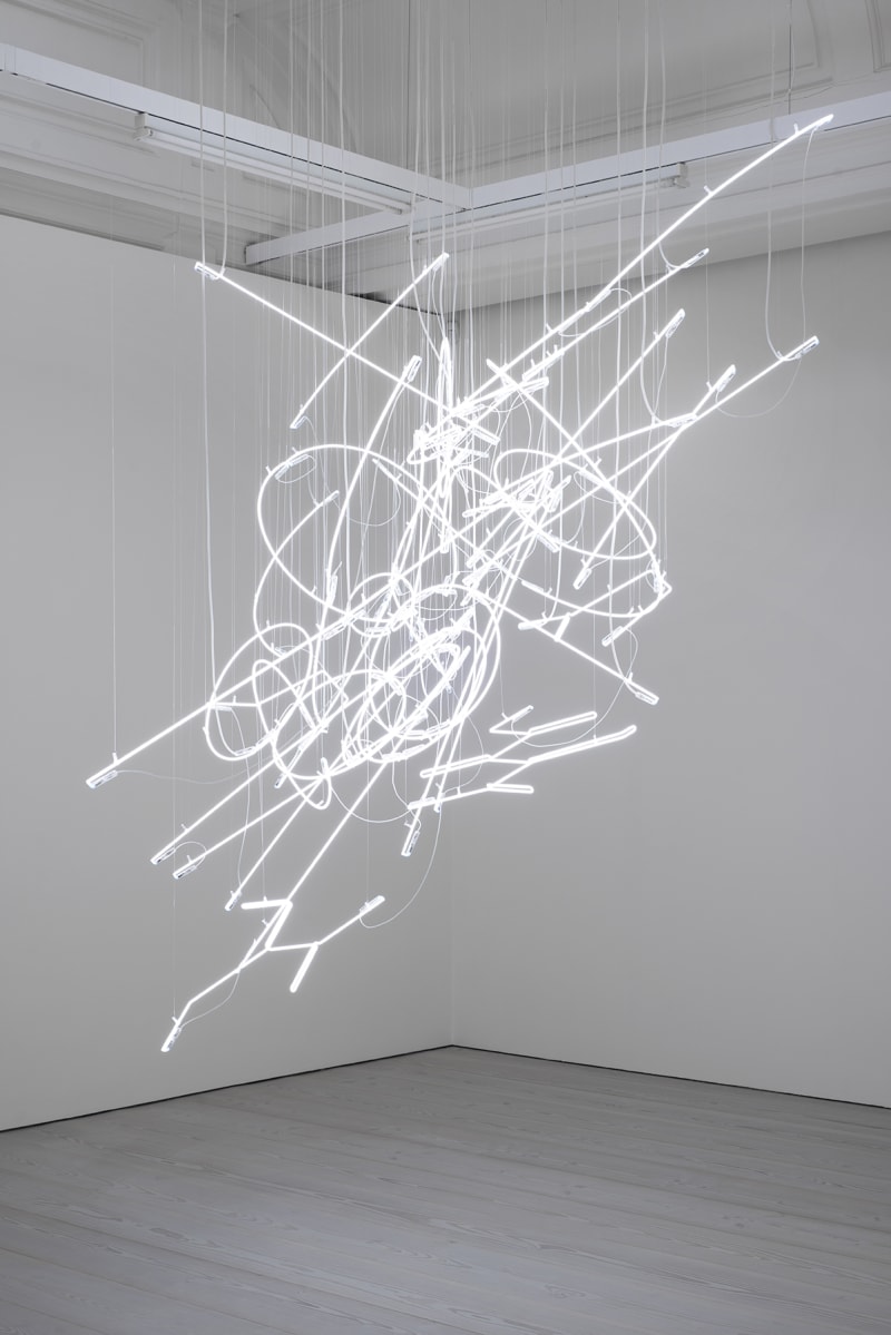 L>espace)(…, remarkable sculptural works by Cerith Wyn Evans at