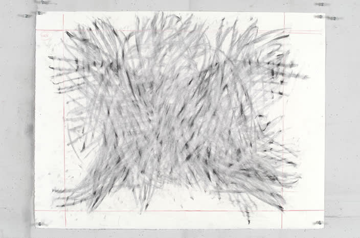 William Kentridge Drawing for 'Preparing the Flute', (Traces of birds flapping), 2005