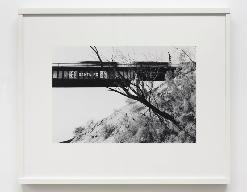 Lothar Baumgarten Atchison, Topeka & Santa Fe Railway, Steel truss bridge, Colorado River, Topock, Mohave County, Arizona, 1989