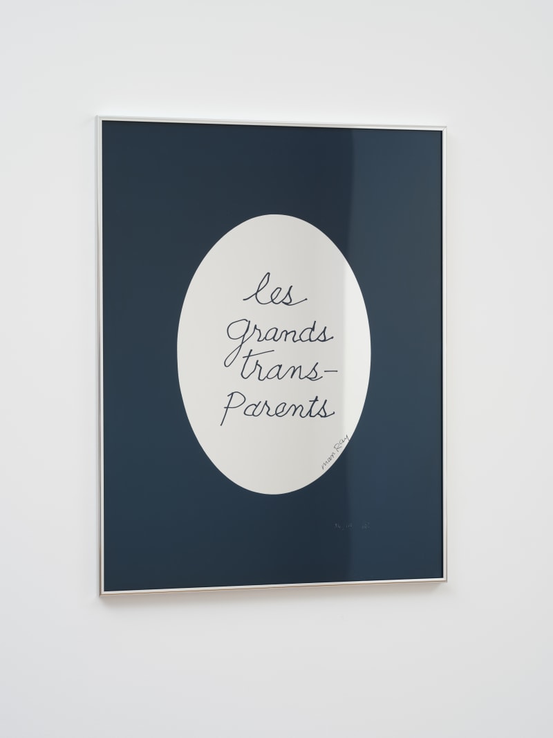 Man Ray Les grands trans-Parents, 1974