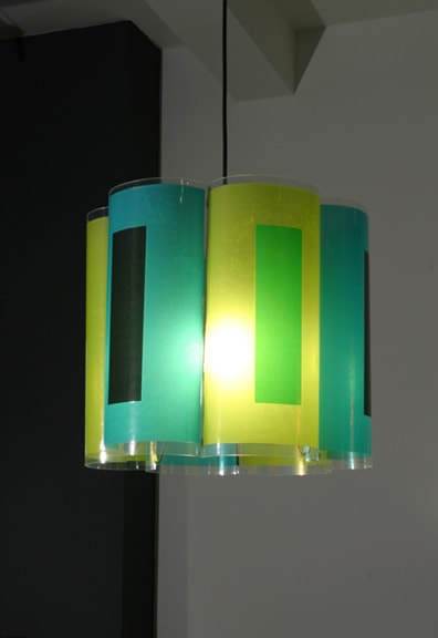 Thomas Schütte Hanging lamp, PROTOTYPE IN 3 COLORS, 2005
