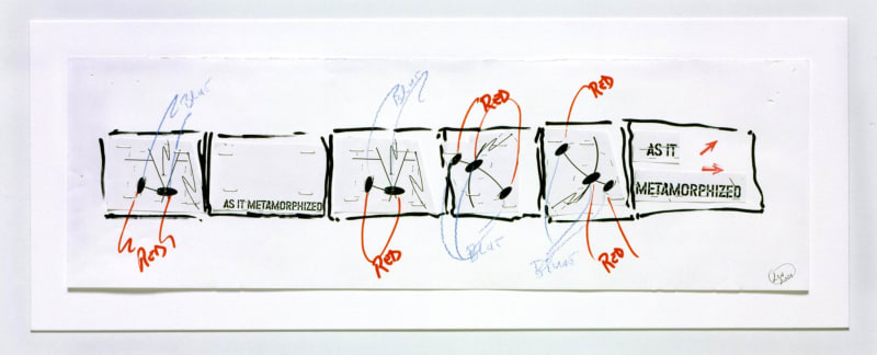 Lawrence Weiner Blue Moon #14, 2001