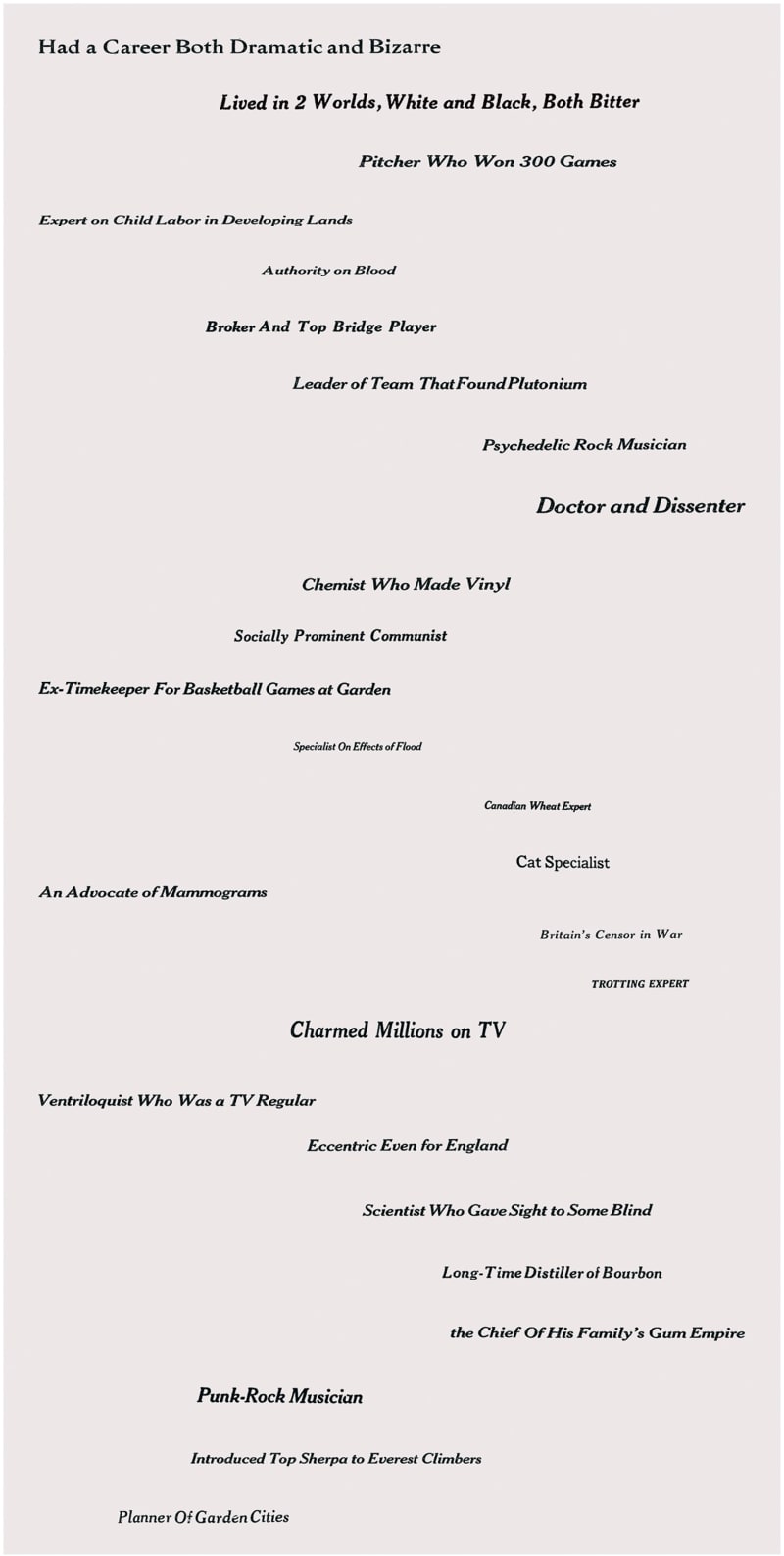 Gabriel Orozco Obit: 'Had A Career Both Dramatic and Bizarre', 2008