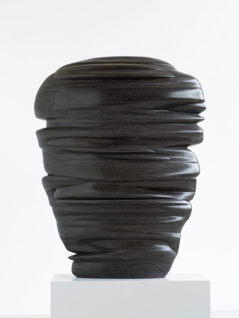Tony Cragg Masks, 2023 Bog oak wood 63 x 20 7/8 x 48 7/8 in. (160 x 53 x 124...