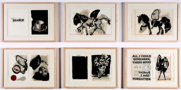 William Kentridge Nose on horse (general observation on sheep), 2008