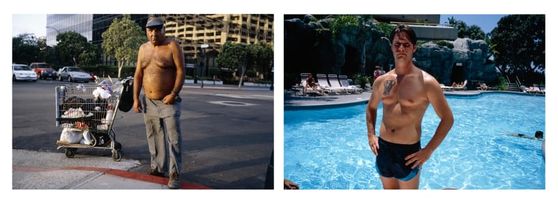 Allan Sekula Lobbyist's son at the Republican convention, San Diego; Scavenger at work during the Republican convention, San Diego from...
