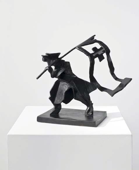 William Kentridge Man with Flag, 2008