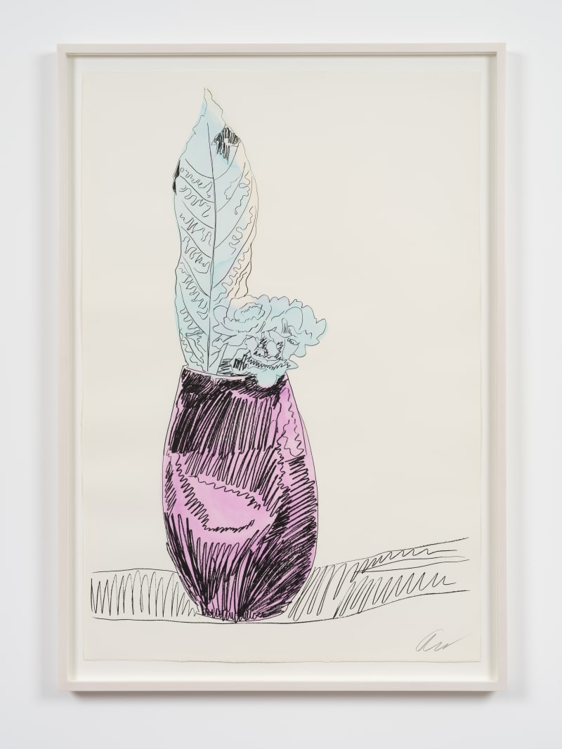 Andy Warhol Flowers (Hand Colored) No. 10, 1974
